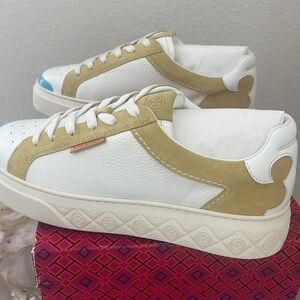 $448 New Authentic Tory Burch Ladybug White Sneakers Keds size 10 shoes sale